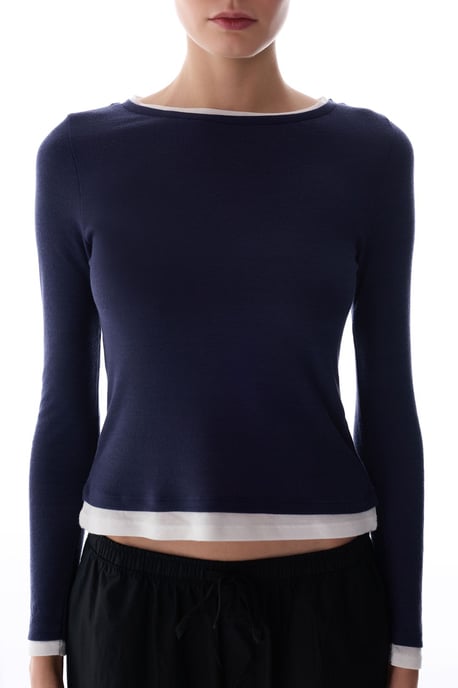 Langärmliger Body mit Rundhalsausschnitt - Image 2