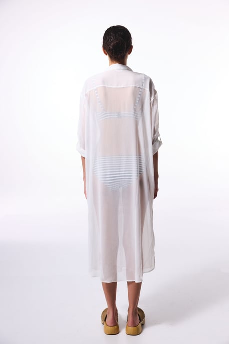 Übergrößen Maxi Transparentes Hemd - Image 2