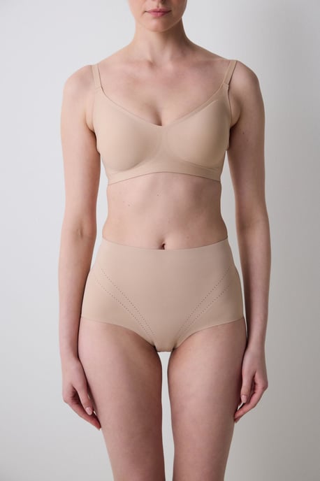 Hochtaillierte Shapewear-Brief mit dünnen Trägern - Image 1