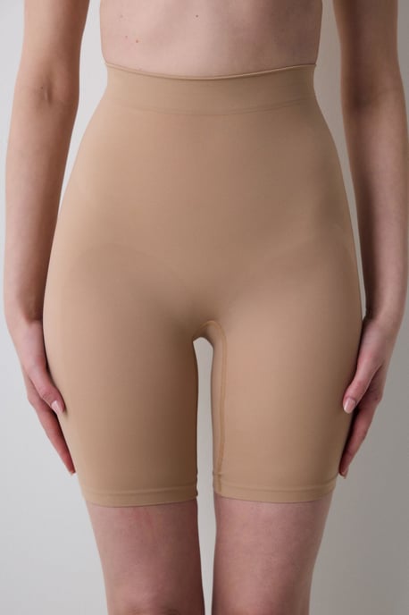 Hochtaillierte Strick-Shapewear-Shorts - Image 2