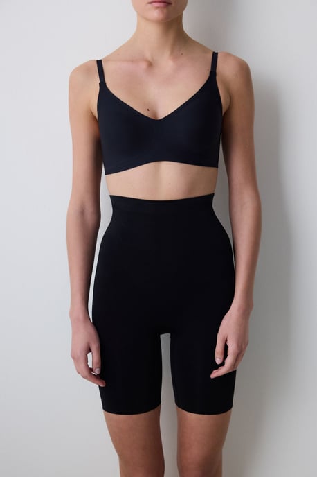 Hochgeschnittener Strick-Shapewear-Korsett - Image 1