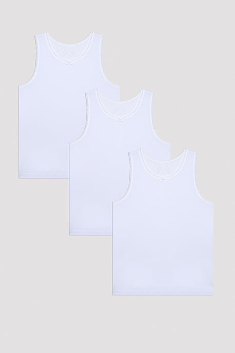 Jugend Ripp-Shirt aus Baumwolle 3er-Pack - Image 1