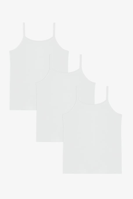 Jugend Baumwolle dünn-tragende Tops, 3er-Pack - Image 1