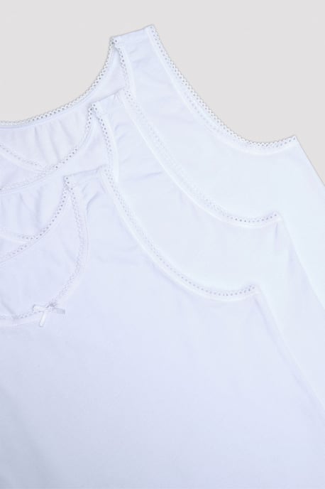 Jugend Ripp-Shirt aus Baumwolle 3er-Pack - Image 3