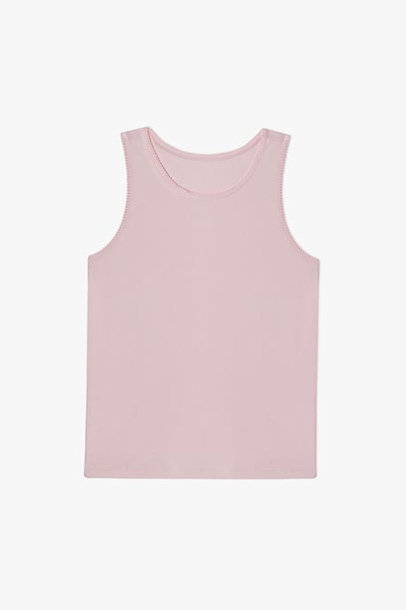 Jugendliche trägerlose gerippte Baumwoll-Tanktops 3er-Pack - Image 2