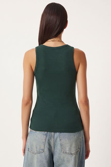 Fitted U-Hals Gestricktes 2er-Pack Tanktop - Image 6