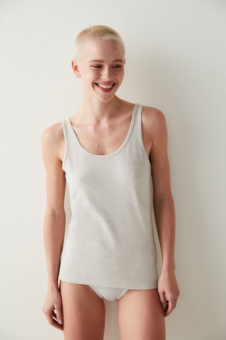 Figurbetontes Strick-Cami-Top - Image 1