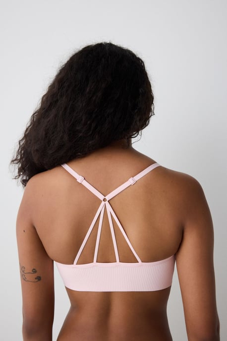Penti Rippstrick-Crop-Top/Bralette - Rosé - Image 4