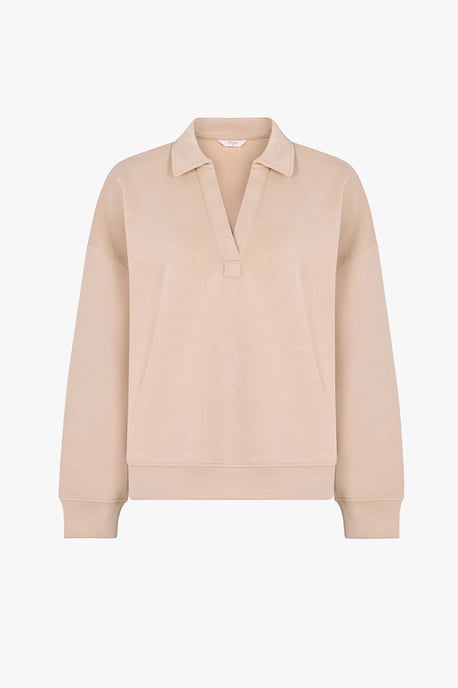 Oversized Strickpullover mit Knopfkragen - Image 6
