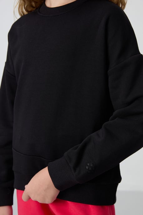 Jugend Unisex Baumwoll-Mischung Sweatshirt - Image 3