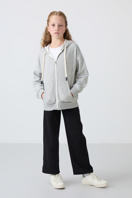 Jugend Unisex Kapuzenzipper Sweatshirt - Image 3