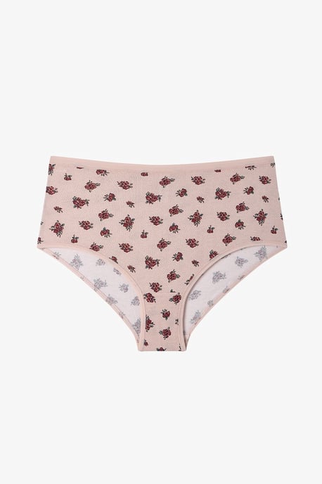 Hochgeschnittene Blumen-Hipster-Slips, 3er-Pack - Image 3