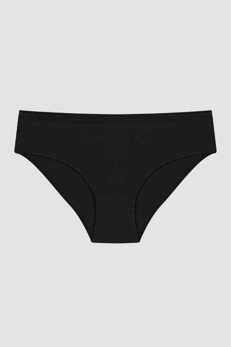 Mittelhohe Baumwoll-Jersey-Hipster-Unterhose - Image 5