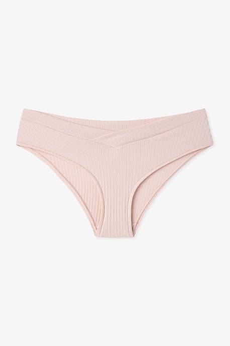 Niedrig geschnittene gerippte Hüftslip - Image 1