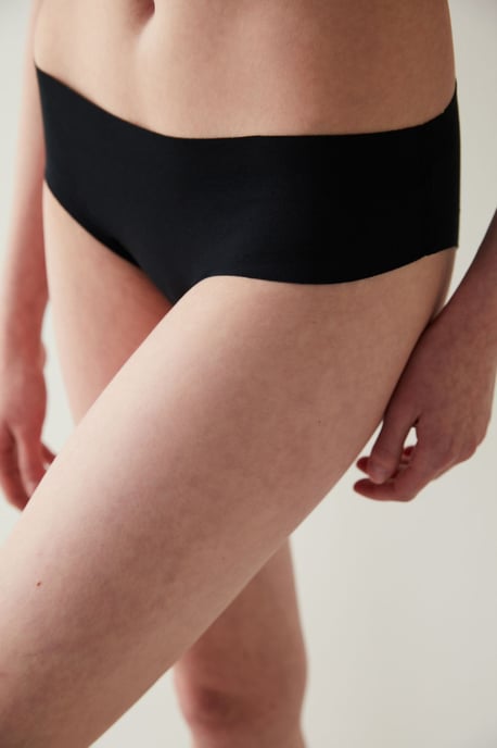 Mittelhoch Taillen Baumwoll-Jersey Hipster-Slip - Image 1