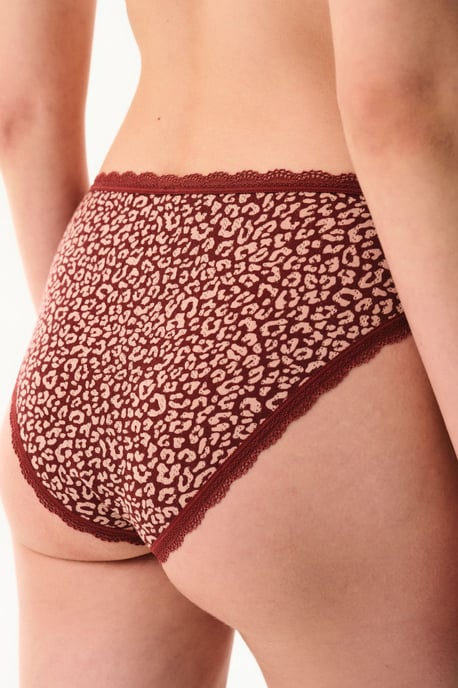 Baumwoll-Hipster-Slip mit Spitze - Image 2