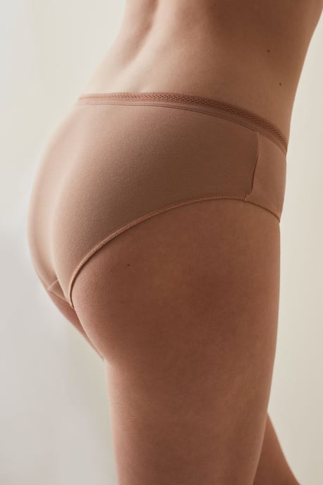 Mid-Waist Baumwoll-Jersey Hipster Slips - Image 3