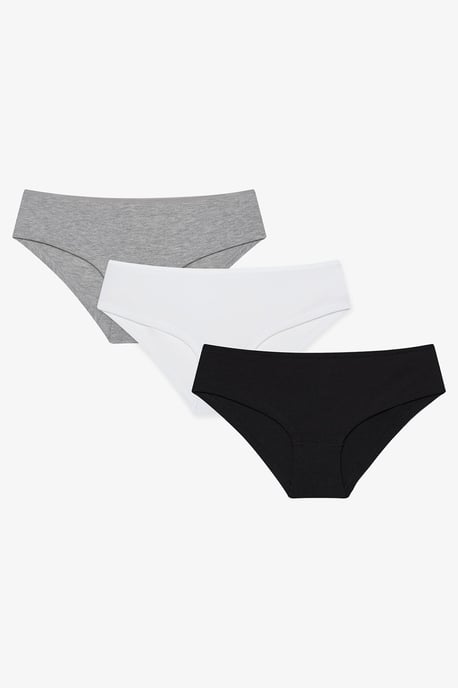 3er-Pack Mid-Waist Hipster Slips - Image 1