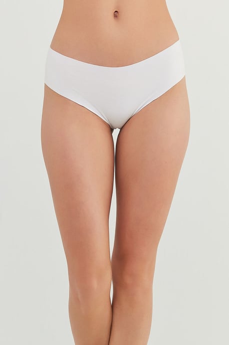 Mittelhohe Baumwoll-Jersey-Hipster-Unterhose - Image 1