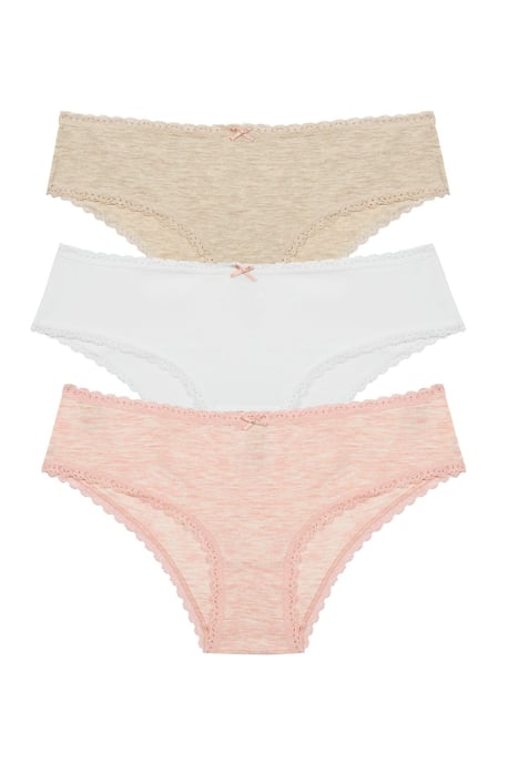 Baumwoll-Hipster-Slips, 3er-Pack - Image 1