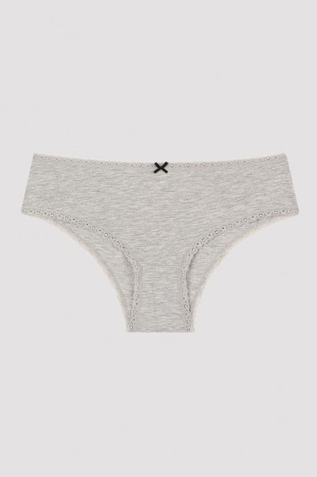 3er-Pack Baumwoll-Hipster-Slips mit Spitze - Image 3