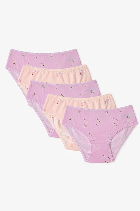 5er-Pack bedruckte Baumwollslips - Image 1