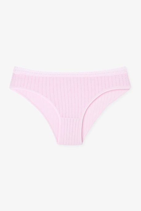3er-Pack Baumwolle Ripp-Mid-Waist Slips - Image 3
