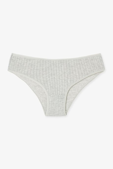 3er-Pack Baumwolle Ripp-Mid-Waist Slips - Image 5