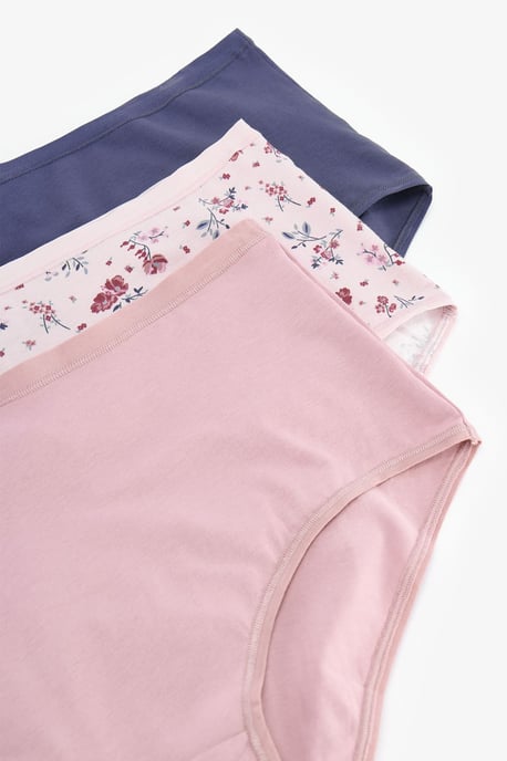 3er-Pack Hohe Taillenslips mit Blumenmuster - Image 2