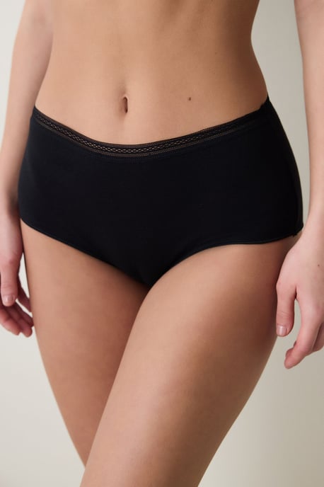 Hochtaillierte Baumwoll-Jersey-Unterhose - Image 1