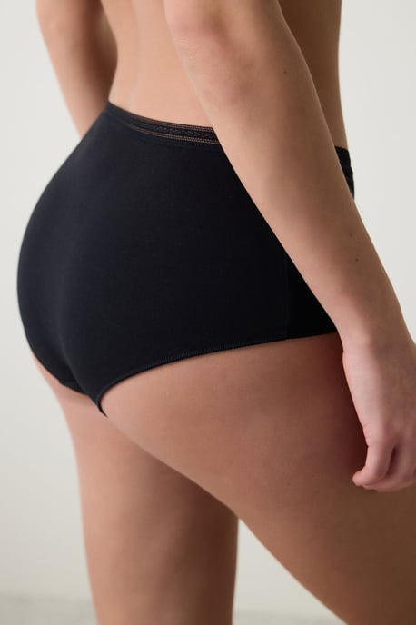 Hochtaillierte Baumwoll-Jersey-Unterhose - Image 2