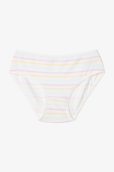 5er-Pack Mid-Waist Gestreifte Baumwollslips - Image 5