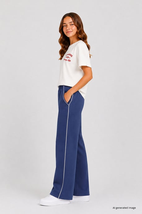Jugendliche Sweatpants mit elastischem Bund und weitem Bein - Image 1