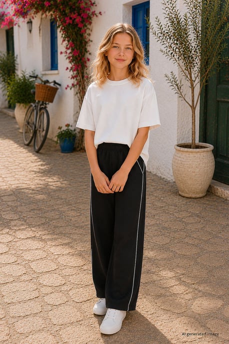 Jugend Sweatpants mit weitem Bein und elastischem Bund - Image 3
