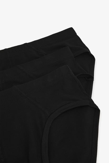 Herren Baumwoll-Jersey Slips, 3er-Pack - Image 2