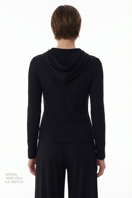 Übergröße Kapuzenpullover aus Strick - Image 2