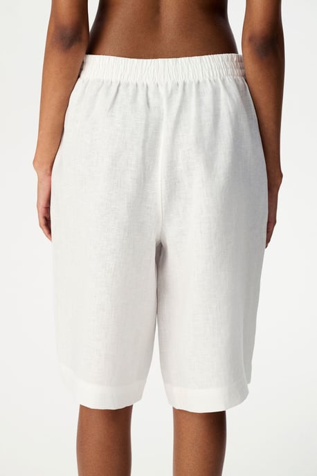 Damen Leinen Maßgeschneiderte Pull-On Shorts - Image 2