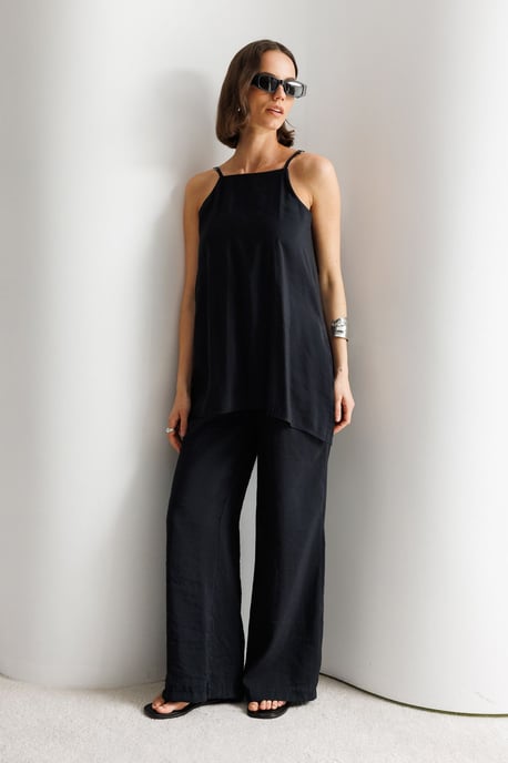 Weit geschnittener Halter-Jumpsuit - Image 3