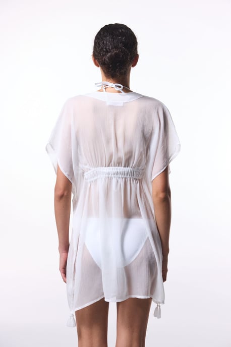 Transparenter Mini Gewebter Kimono - Image 2