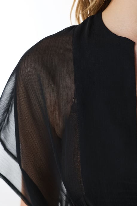 Mini Woven Strandkaftan mit Quasten-Detail - Image 4
