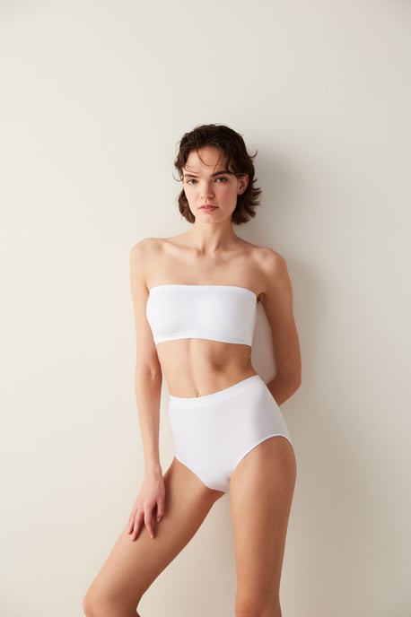 Trägerloses Gestricktes Bralette - Image 1