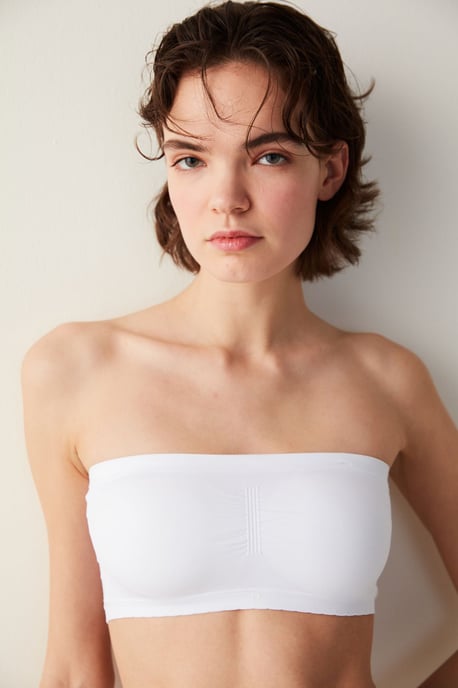 Trägerloses Gestricktes Bralette - Image 2