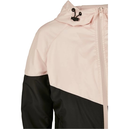 Urban Classics - "Arrow" Windjacke für Damen (Hellrosa/Schwarz) - Image 3