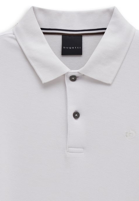 Bugatti Herren Polo-Shirt Baumwolle Langarm - Image 2