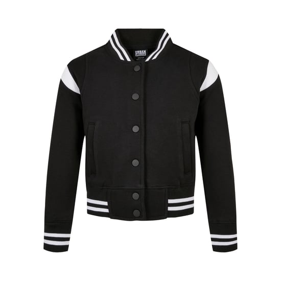 Urban Classics - Sweatjacke für Mädchen (Schwarz/Weiß) - Image 1