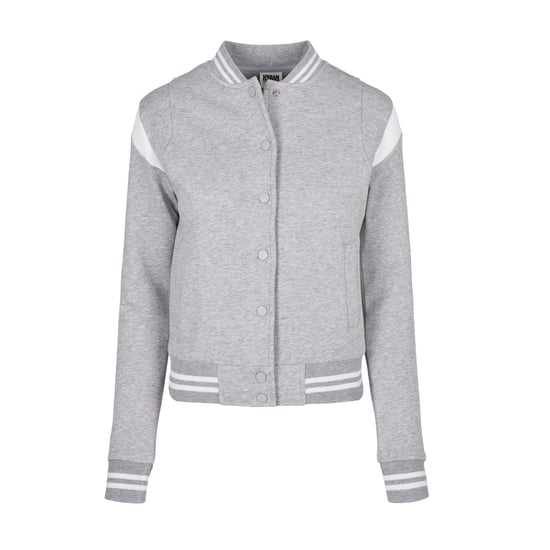 Urban Classics - "College" Sweatjacke für Damen (Grau/Weiß) - Image 1