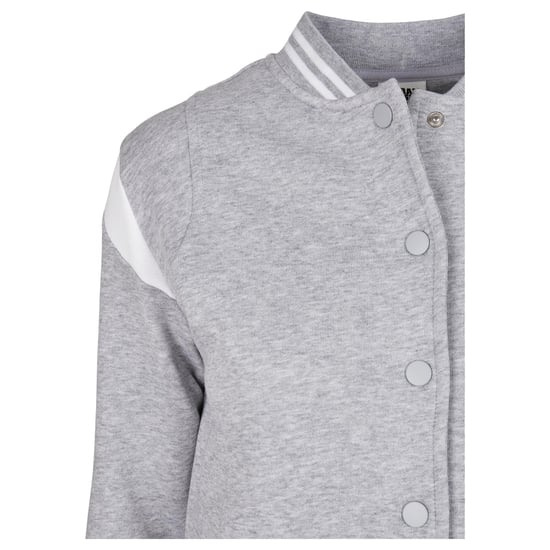 Urban Classics - "College" Sweatjacke für Damen (Grau/Weiß) - Image 4