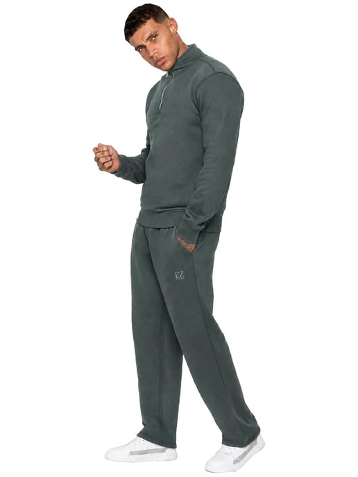 Enzo Milano | Herren Trainingsanzug mit Half-Zip Sweatshirt - Image 3