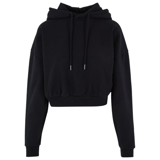 Urban Classics - Kapuzenpullover kurz geschnitten für Damen (Schwarz) - Image 1