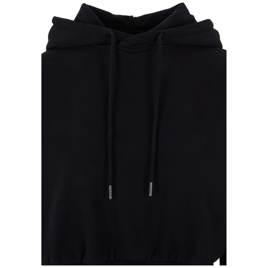 Urban Classics - Kapuzenpullover kurz geschnitten für Damen (Schwarz) - Image 3